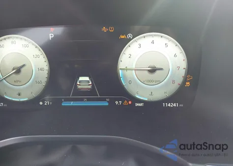 2021 Hyundai Santa Fe Calligraphy из США, поврежденный, VIN 5NMS5DAL4MH348545